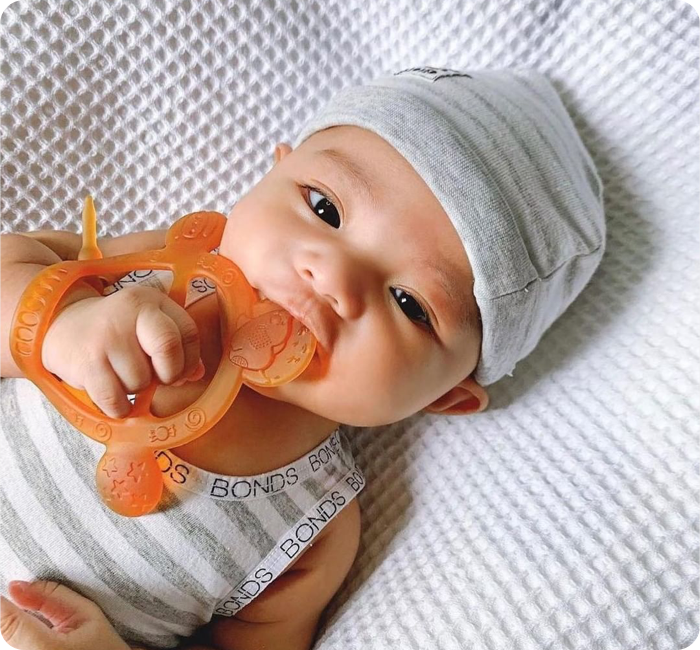 baby silicone teether